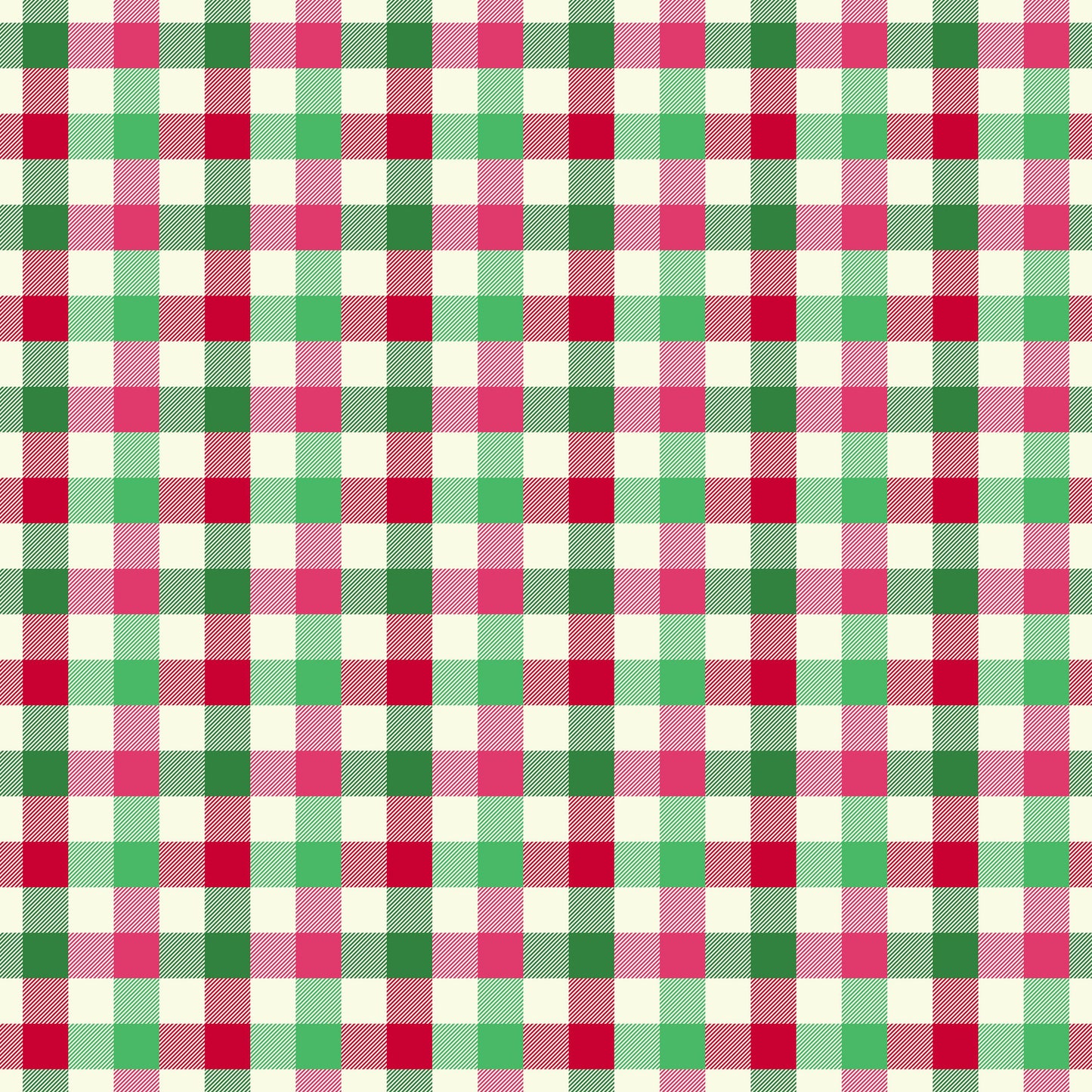 Riley Blake Designs Pattern C14848-MULTI Merry Little Christmas by My Mind's Eye 2024 - Multi-Colored Textured Gingham Print Fabric