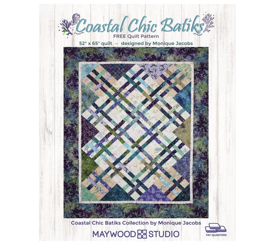 Coastal Chic Batiks Quilt Kit - Monique Jacobs - Maywood Studio