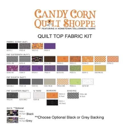 Candy Corn Quilt Shoppe - Quilt Fabric Kit Box - Kimberbell