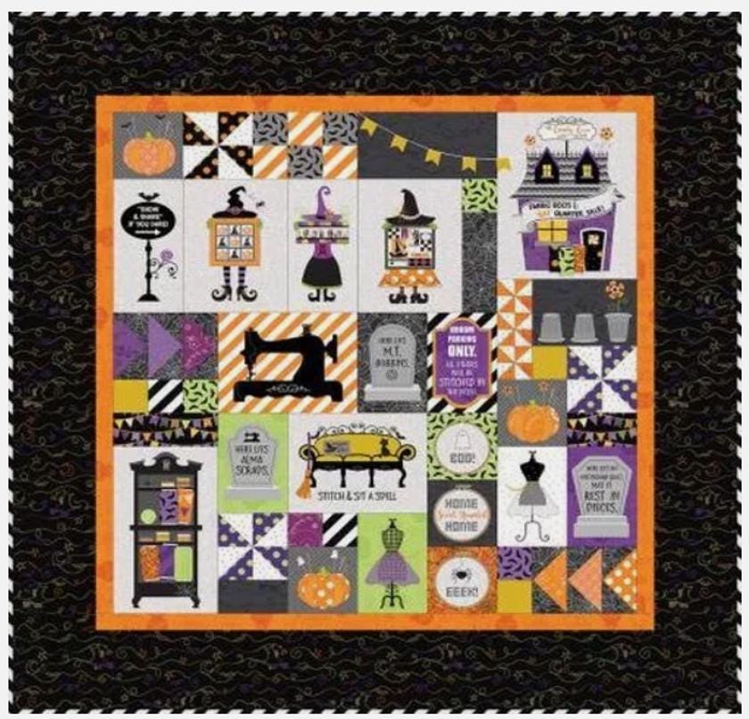 Candy Corn Quilt Shoppe - Quilt Fabric Kit Box - Kimberbell