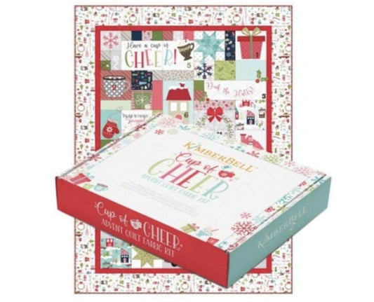 Cup of Cheer Advent Quilt Fabric Box Kit - Kimberbell / Maywood Studio