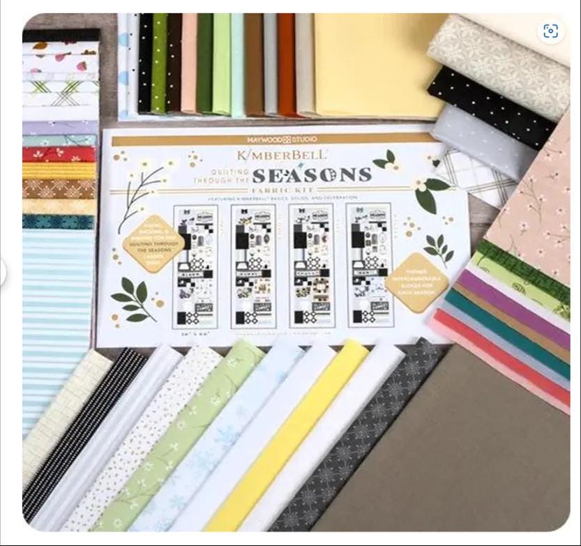 Quilting Through the Seasons Ladder Quilt Fabric Kit - Kimberbell