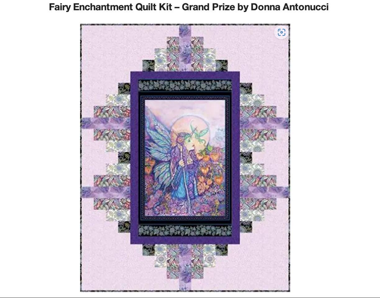 Fairy Enchantment Quilt Kit – Grand Prize by Donna Antonucci - Villa Rosa Designs 2022