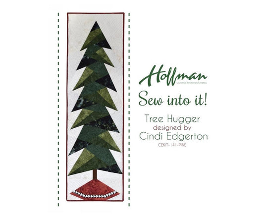 Hoffman Sew Into It! Tree Hugger Wallhanging Kit - Cindi Edgerton