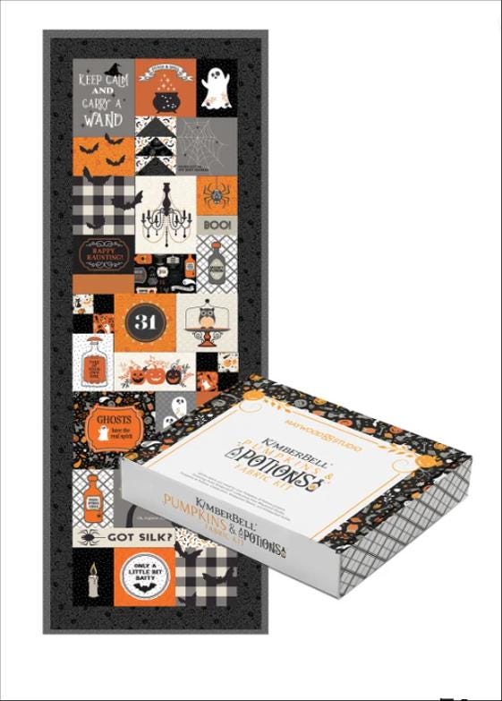 Pumpkins & Potions Fabric Wallhanging Kit - Kimberbell / Maywood Studio.