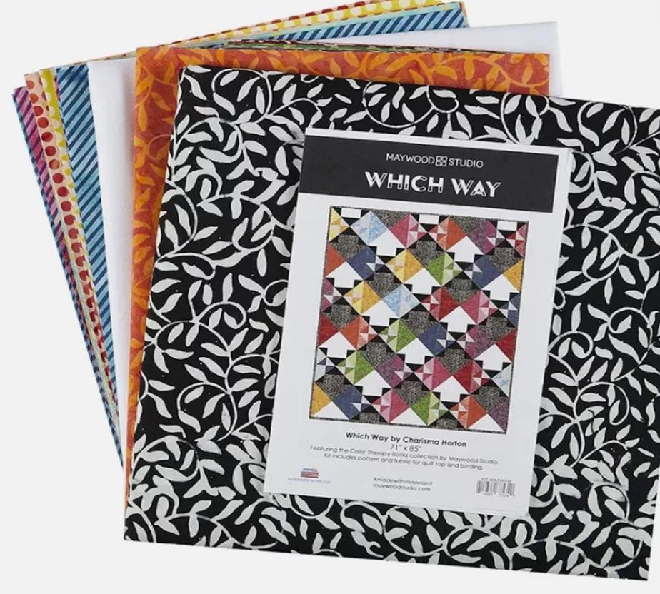 Which Way Quilt Kit - Charisma Horton / Maywood Studio