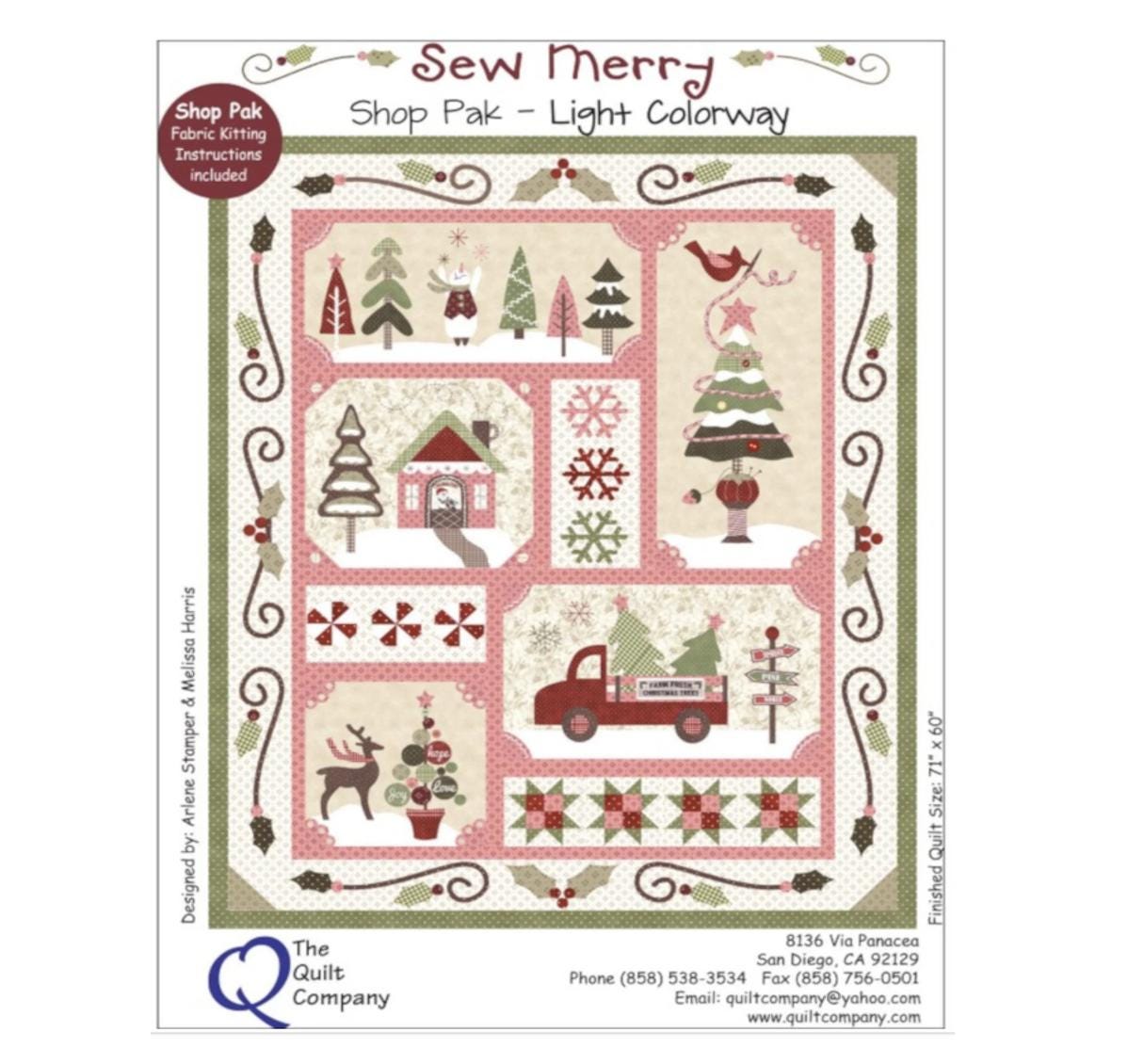 Sew Merry Quilt Kit - The Quilt Company / Maywood Studio 2019