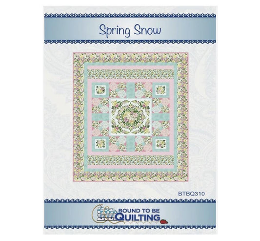 Spring Snow Quilt Kit - Bound to be Quilting / Maywood Studio