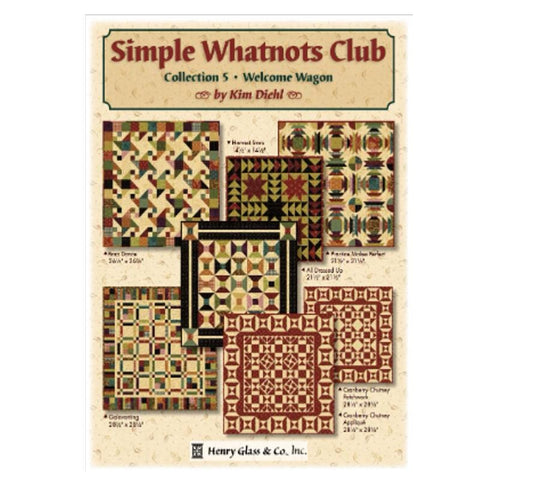 All Dressed Up - Mini Quilt Kit - Kim Diehl / Simple Whatnots Club Collection 5