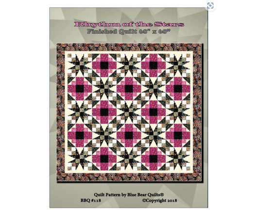 Rhythm of the Stars Quilt Kit - Blue Bear Quilts / 2018.