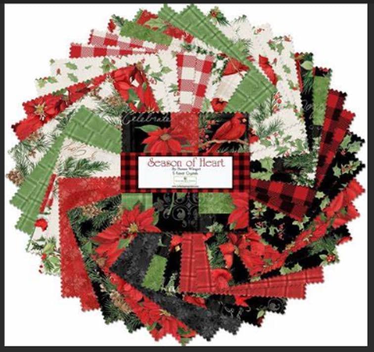 Season of Heart Flannel Quilt Kit - Susan Winget / Wilmington Prints