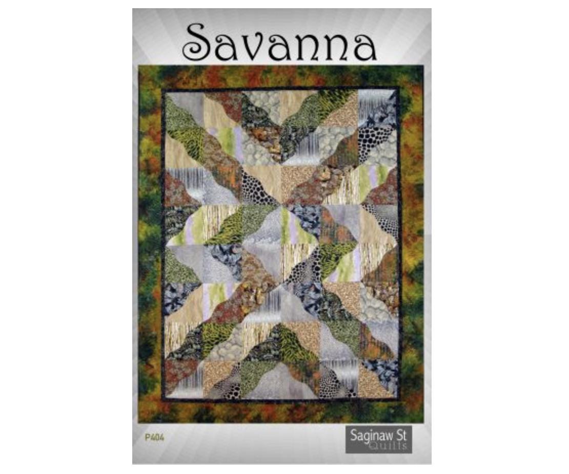 Savanna Quilt Kit  / Saginaw St Quilts