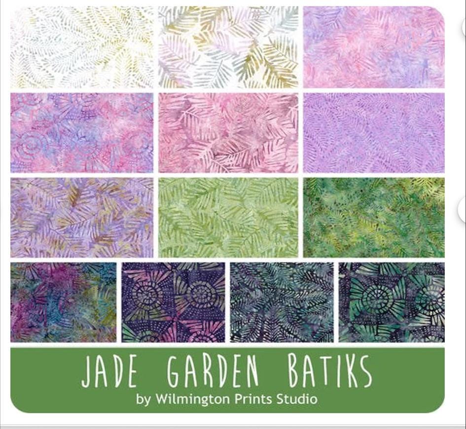 Jade Garden Complete Quilt Kit by Wilmington Batiks