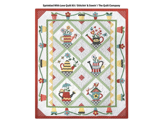 Sprinkled With Love Quilt Kit / Stitchin' & Sowin' / The Quilt Company