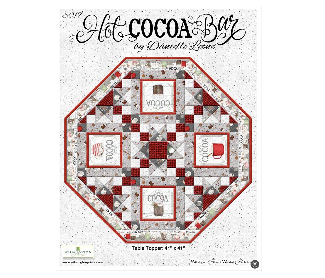 Hot Cocoa Bar Table Topper Quilt by Danielle Leone