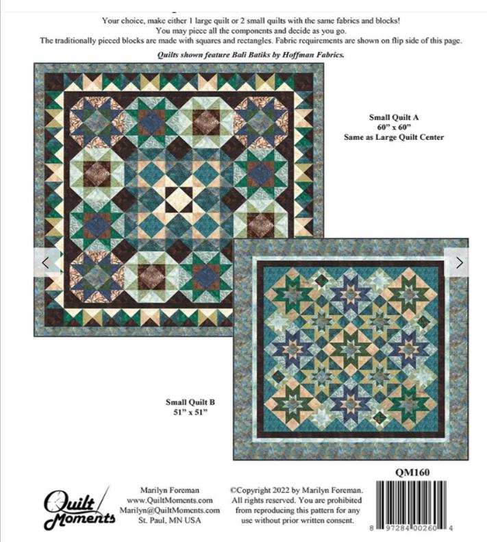 Blooming Beauty Lakeside Edition Quilt Kit - Marilyn Foreman 2022 Quilt Moments