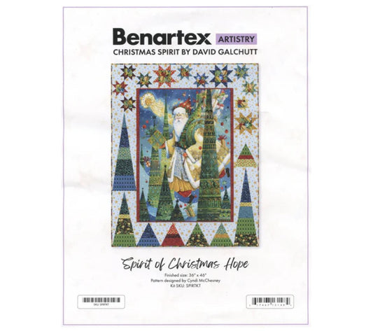 Spirit of Christmas Hope Quilt Kit - Pattern designed by Cyndi McChesney