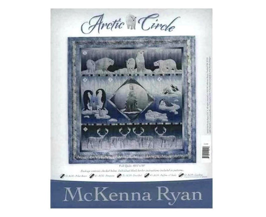 Arctic Circle Fabric Quilt Kit Plus 5-Piece Applique Kit - McKenna Ryan - Hoffman California International