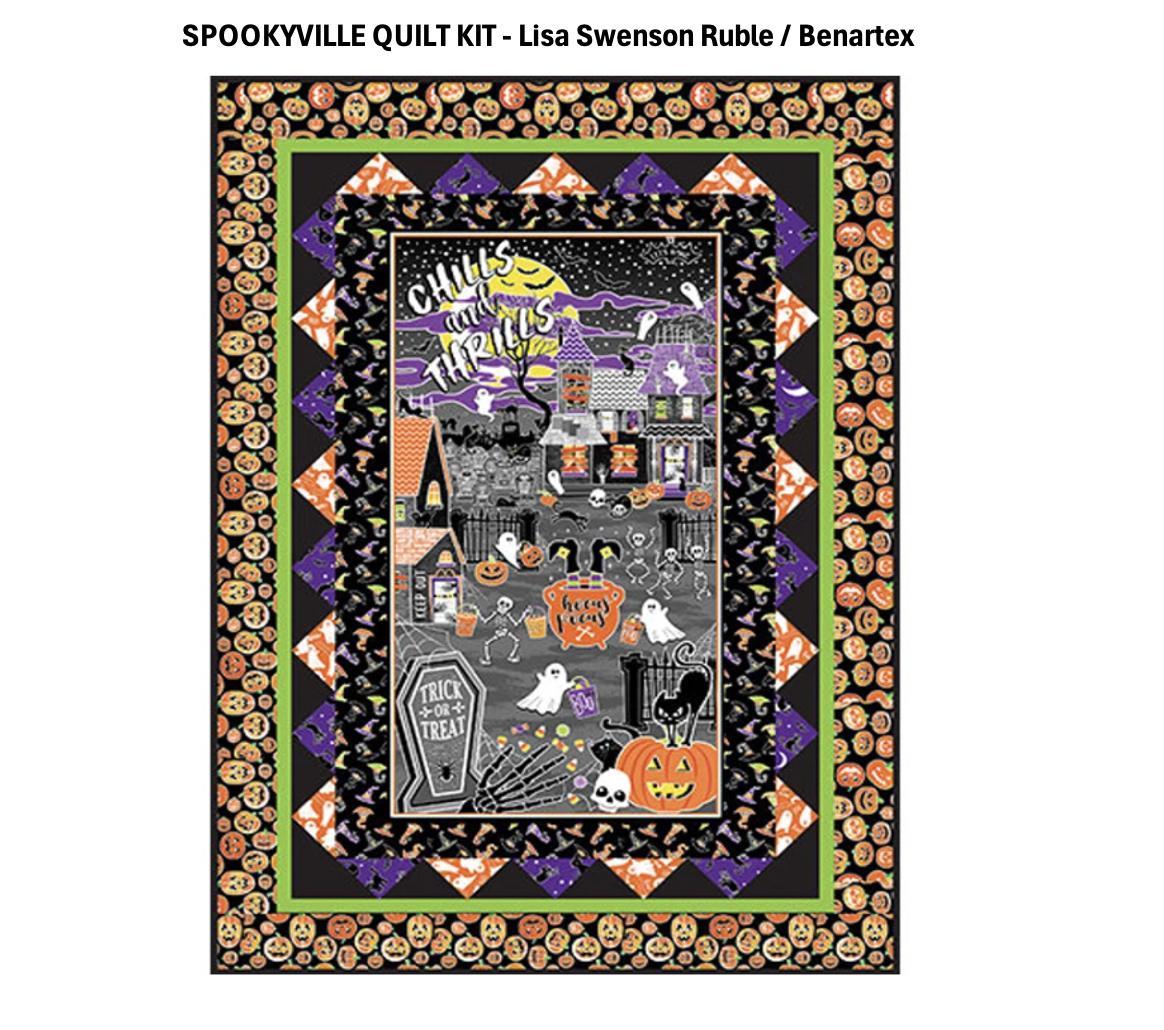 Spookyville Quilt Kit - Lisa Swenson Ruble / Benartex