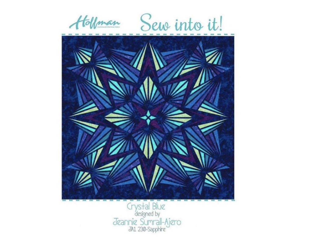 Crystal Blue - Sapphire Quilt Kit - Jeanie Sumrall-Ajero