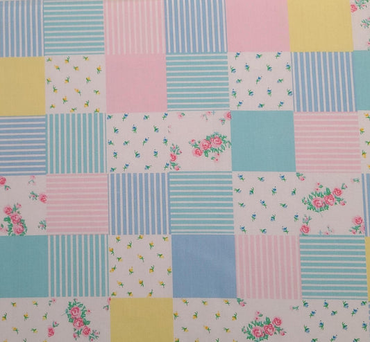 Springs Industries Cheater Cloth - Pastel, Solid, Calico and Striped Blocks