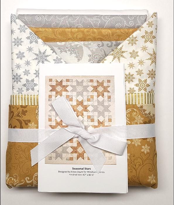 Seasonal Stars Quilt Kit / Kristy Daum for Windham Fabrics