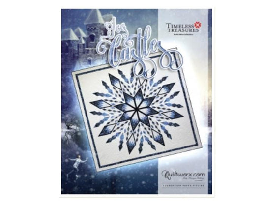 Ice Castles Quilt Kit (100"x100") / Timeless Treasures / Quiltworx