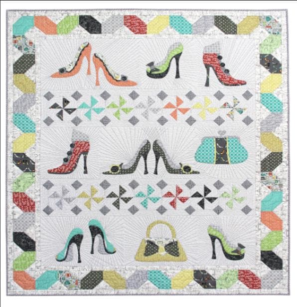 Never Enough Shoes / Whimsicals by Terri Quilt Kit