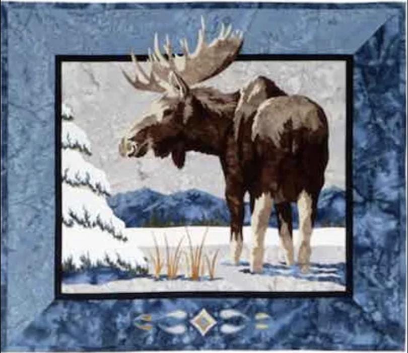 Moose & Spruce Wall Hanging Kit - Wildfire Designs Alaska by Dana Michelle