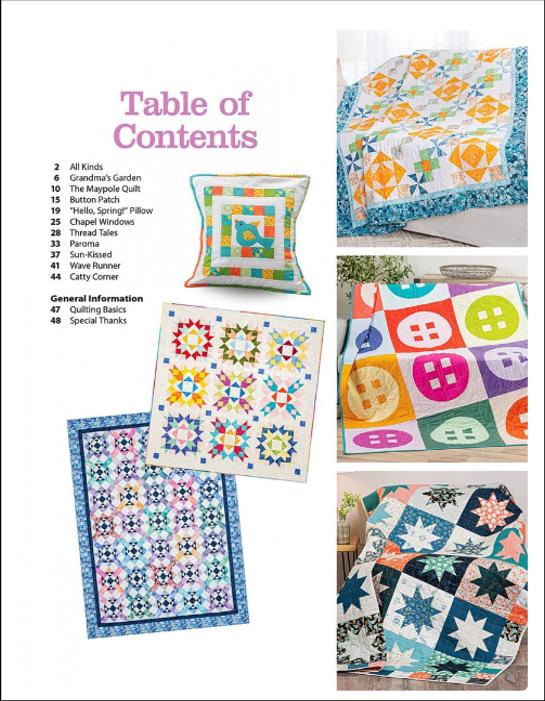 Annie's Quilting Fun Fat Quarter Quilts for Spring Pattern Book