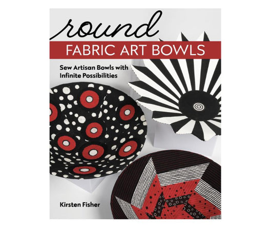 Round Fabric Art Bowls by Kristen Fisher