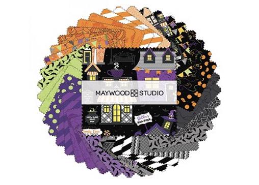 Hometown Halloween by Kim Christopherson for Maywood Studio - Layer Cake - SQ-MASHTH