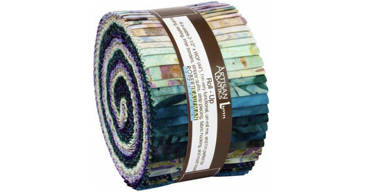 Artisan Batik Evening Stroll Robert Kaufman, Complete Collection RU-927-40 - (40) 2.5" x WOF Strips