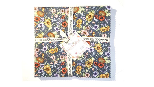 Garden Stroll by Kris Lammers for Maywood Studio - (42) 10" Fabric Squares