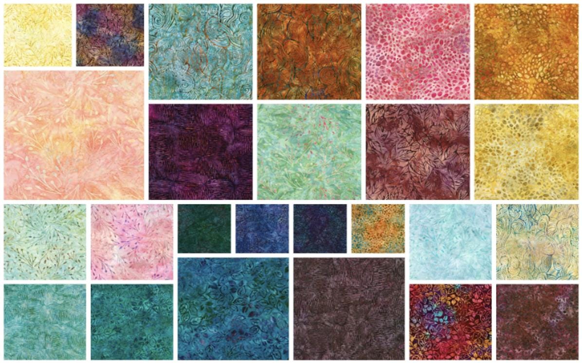 Artisan Batiks Daybreak Complete Collection by Lunn Studios for Robert Kaufman RU-947-40 / (40) 2.5"x42" Fabric Strips