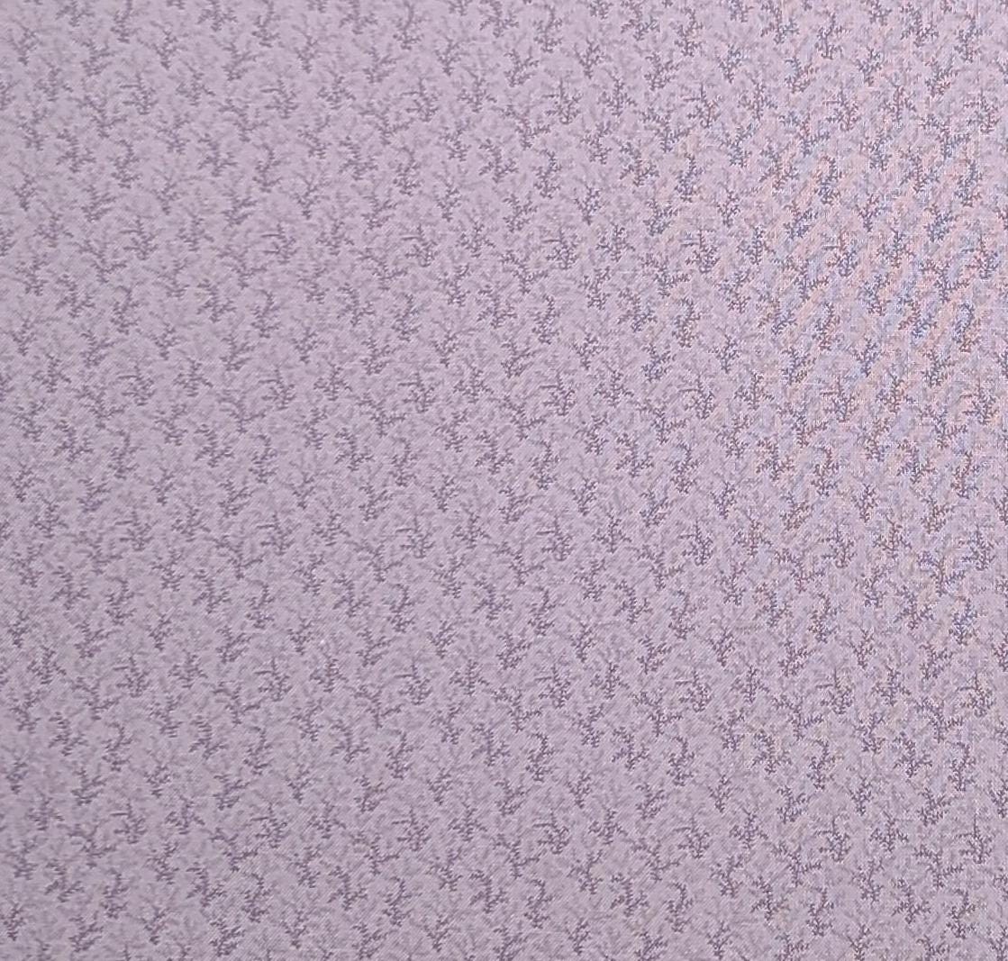 Putty & Mortar Marcus Fabrics Design 6141 - Light Plum Fabric / Dark Plum Reproduction-Style Flower Print