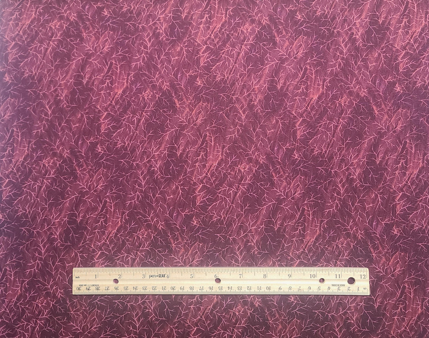 EOB - Jennifer Sampou for Robert Kaufman Co IN #JS-1933 - Burgundy Tonal Fabric