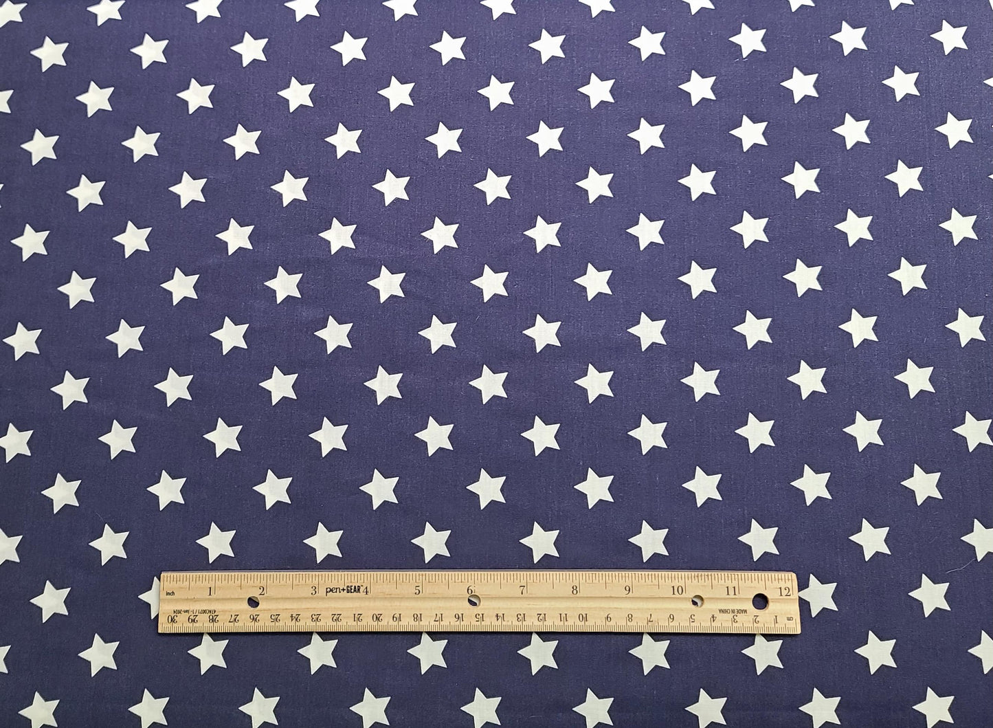 EOB - Weilwood Industries - Navy Fabric / White Star Print