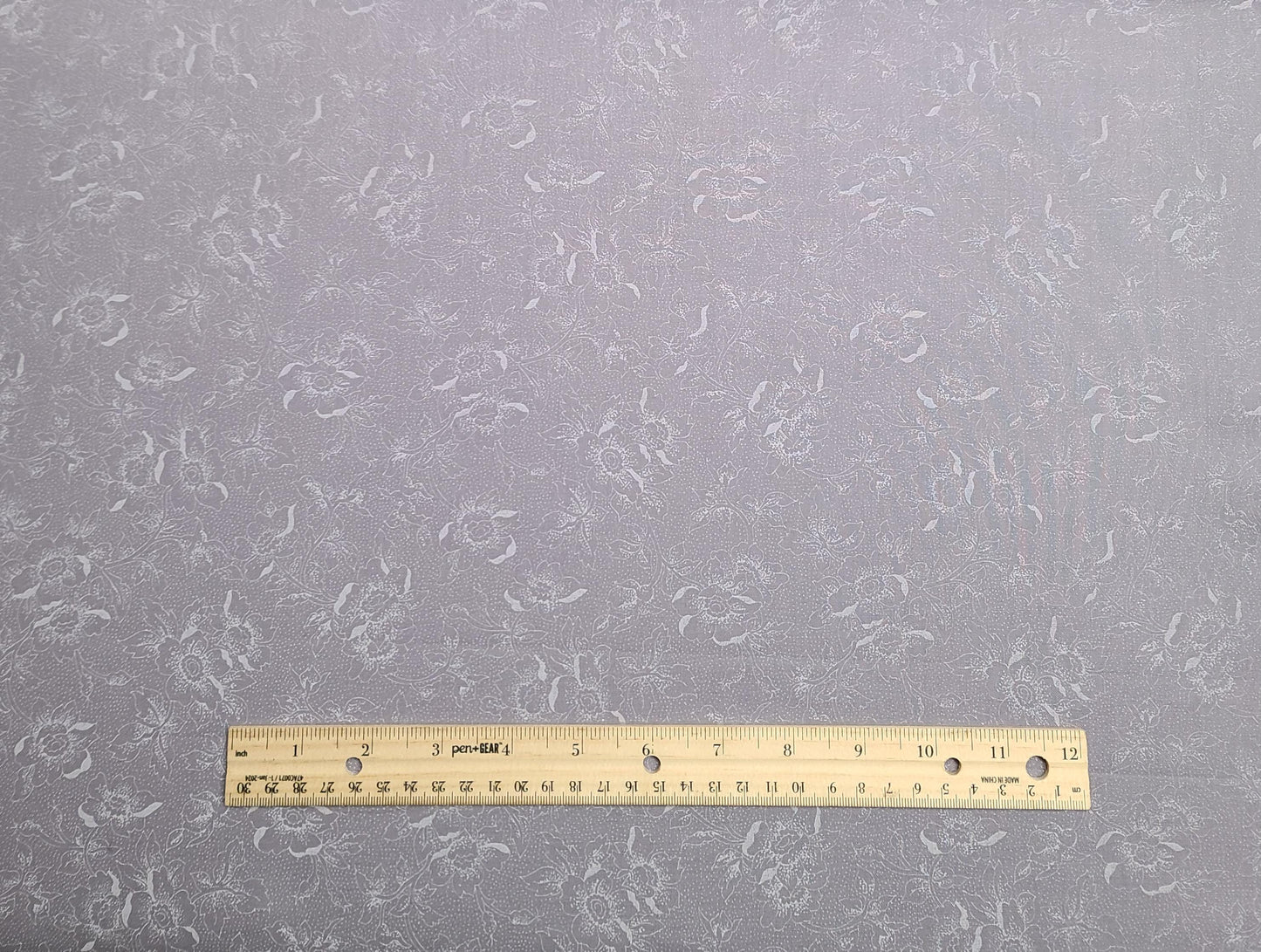 Fabric Country - Lavender Gray Jacard Print Fabric