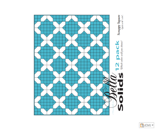 FREE PATTERN - Scrappy Square by Moda