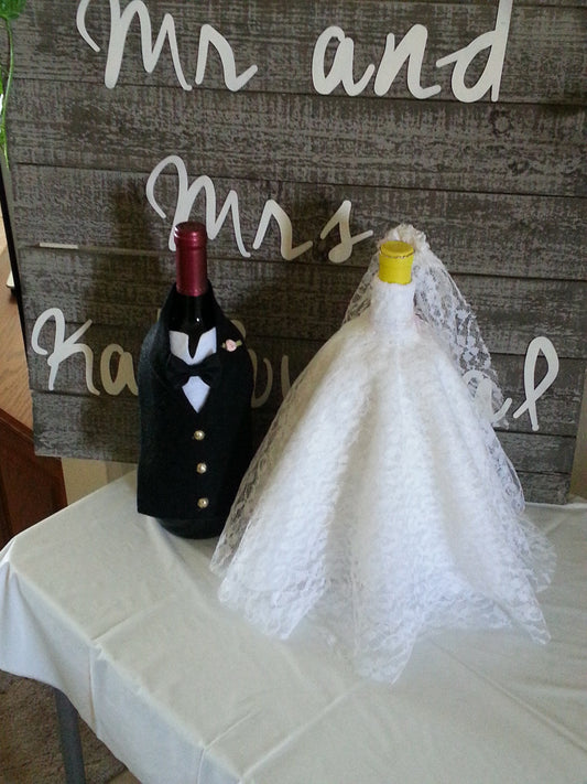 Wedding Bottle Covers