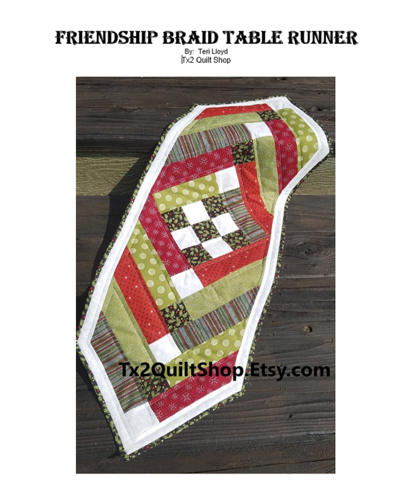 Digital Pattern - Friendship Braid Table Runner