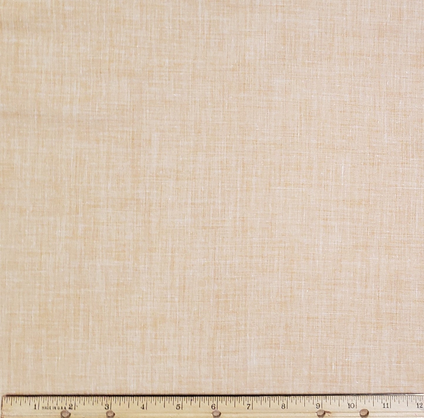 Tan Linen Blend Fabric (Does Not Wrinkle)