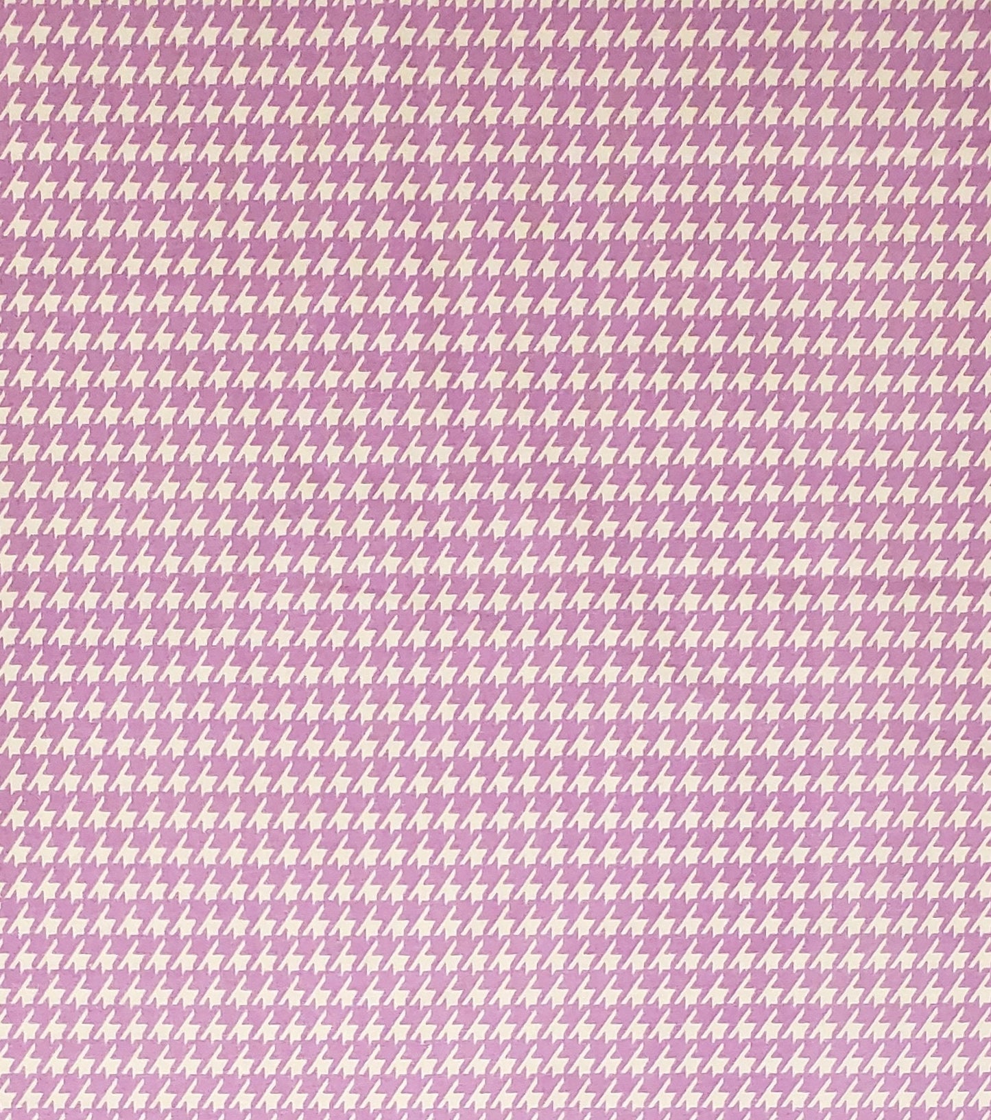 Lavender and White Herringbone Print Fabric