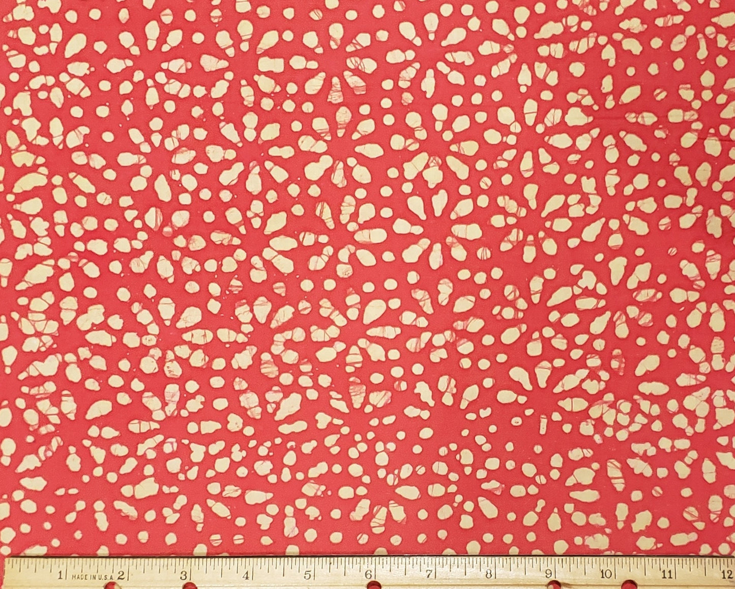 BATIK - Dark Coral Pink / Pale Yellow