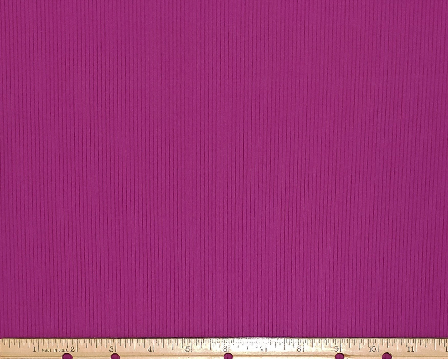 Magenta Stripe - Cotton Poly Blend Fabric