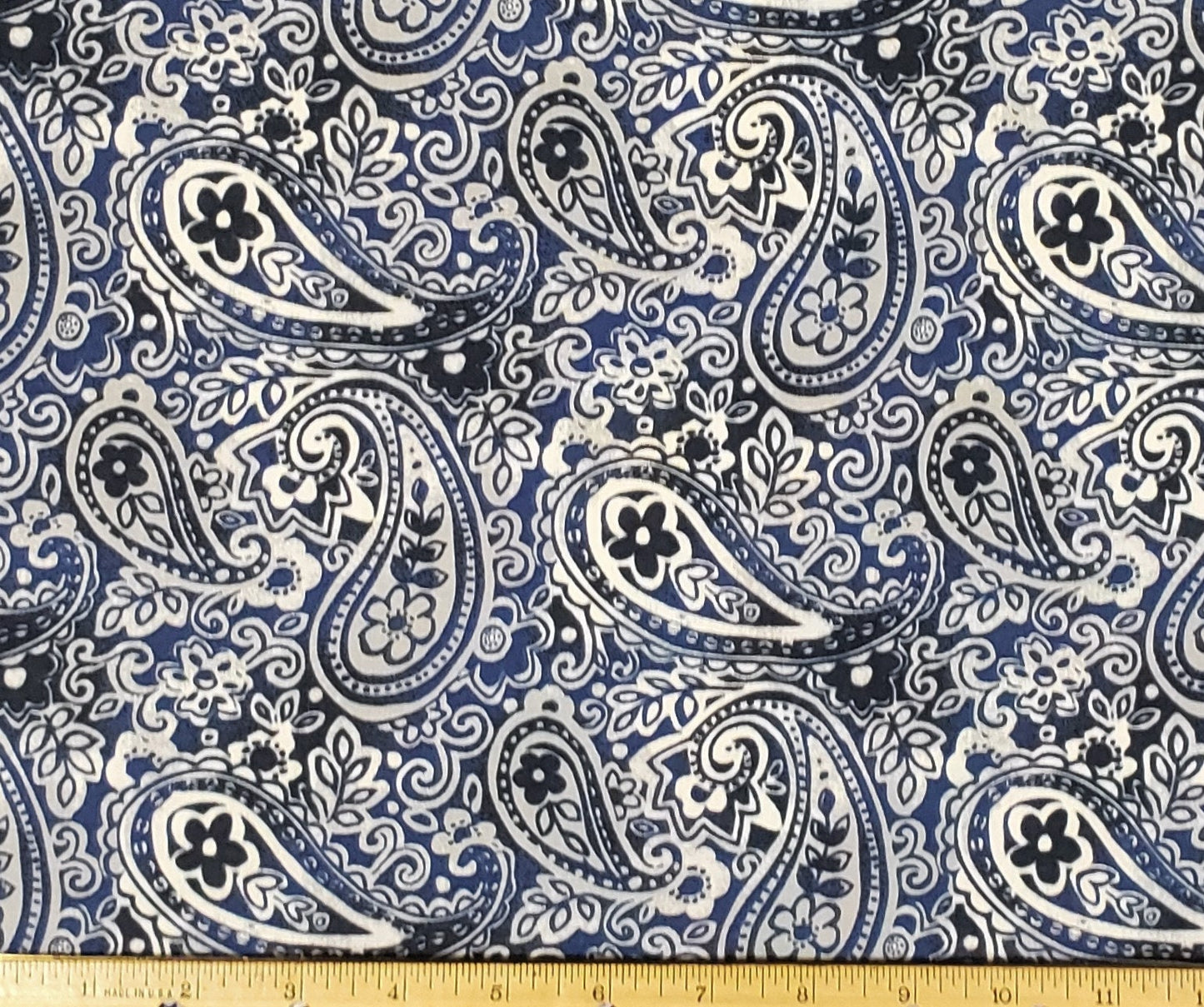 Fabric Traditions - 2018 / Blue Paisley Fabric