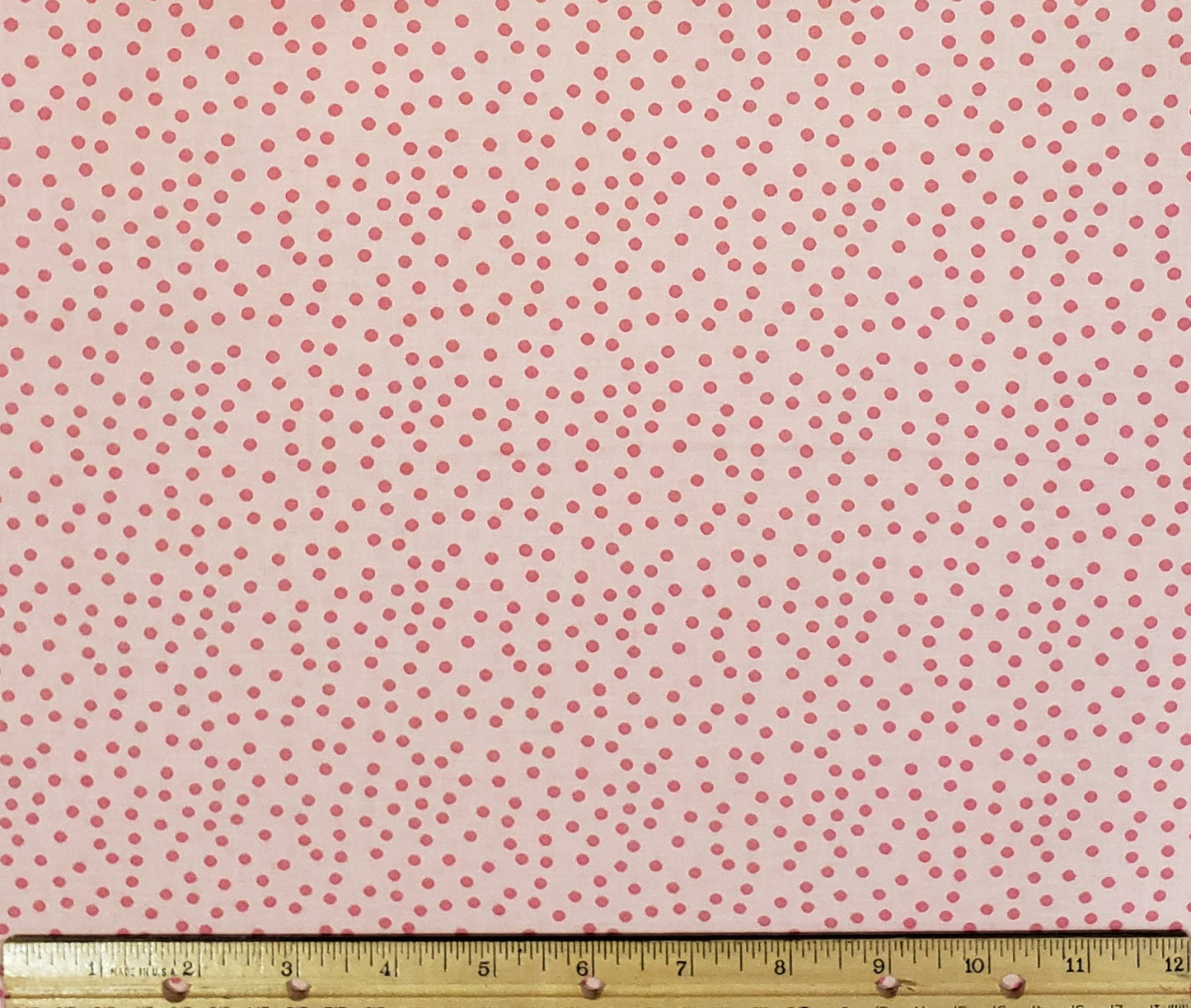 Quilter's Showcase JoAnn Fabrics - Pink Fabric / Dark Pink Dots