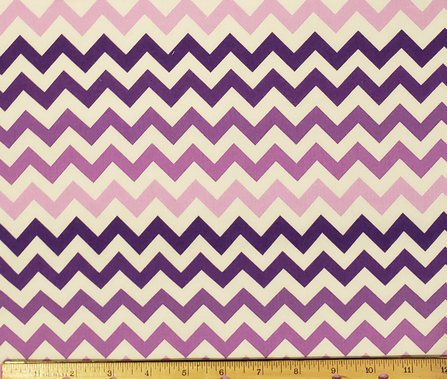 EOB - JoAnn Fabric and Craft - Purple Multi-Tone Chevron Pattern Fabric