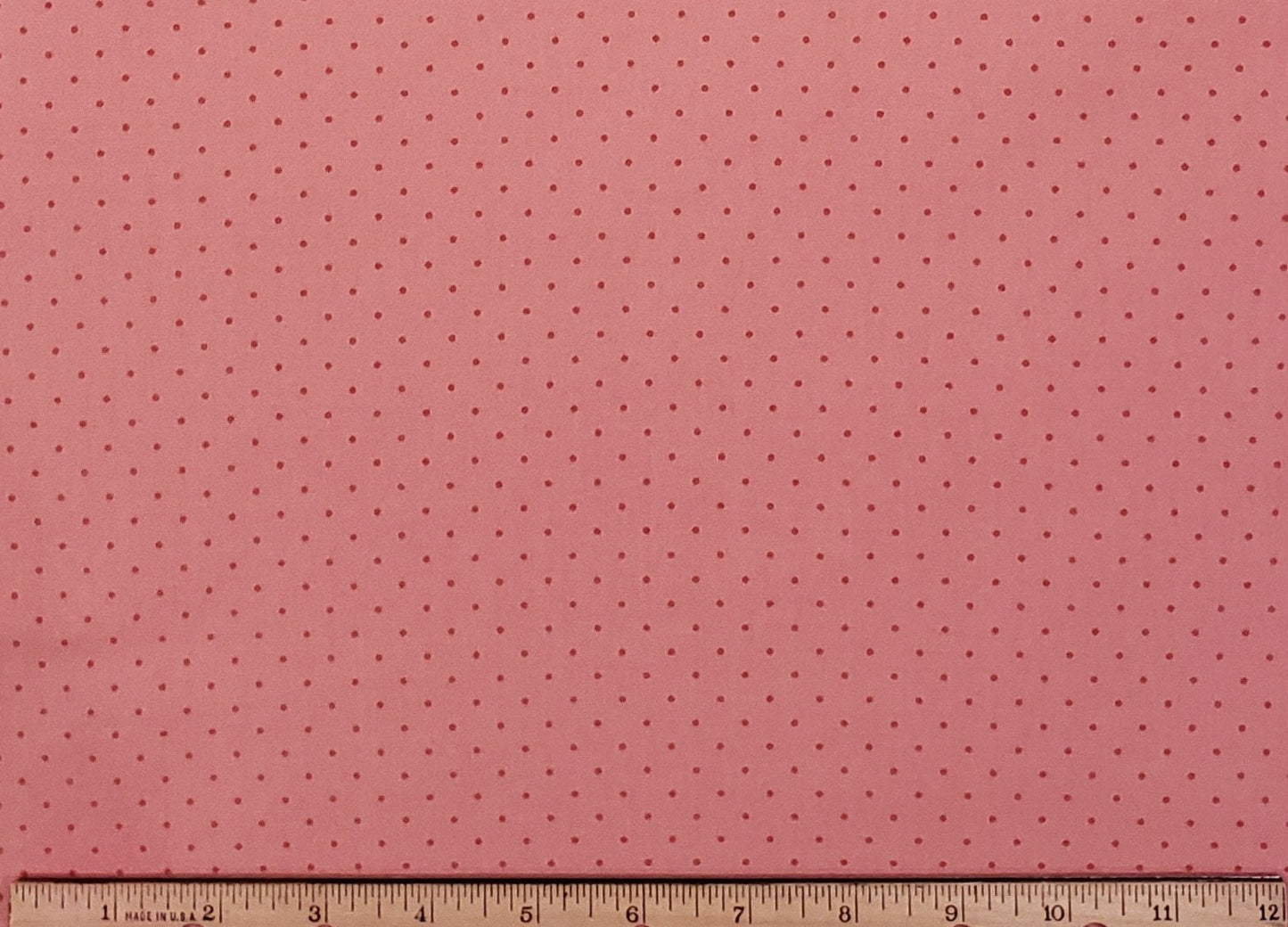 EOB - Ellery by Quilt Shop by Marcus Brothers Textiles - Coral Tone-on-Tone Fabric with Polka Dots